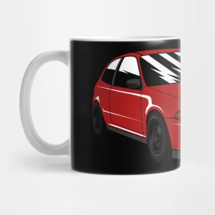 Red Civic EG6 Mug